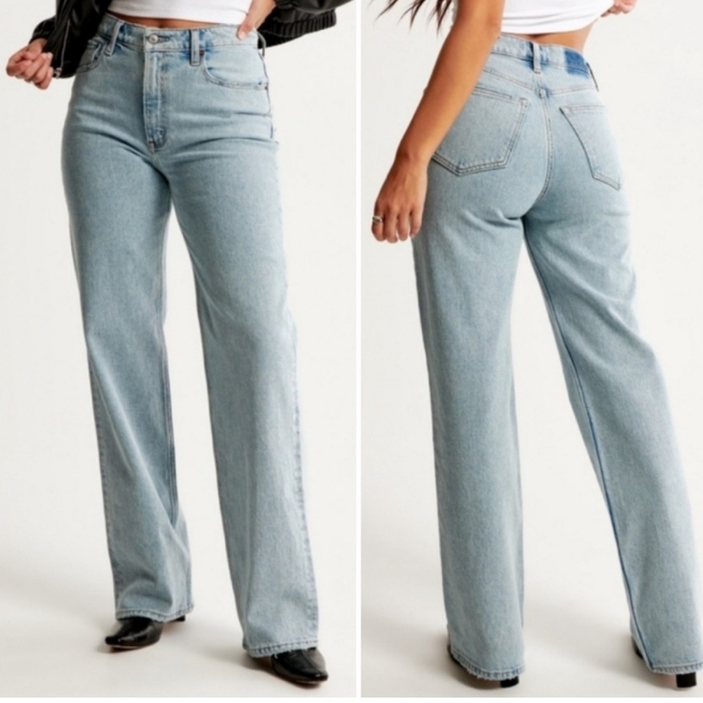 Abercrombie curve love high rise 90s relaxed jean